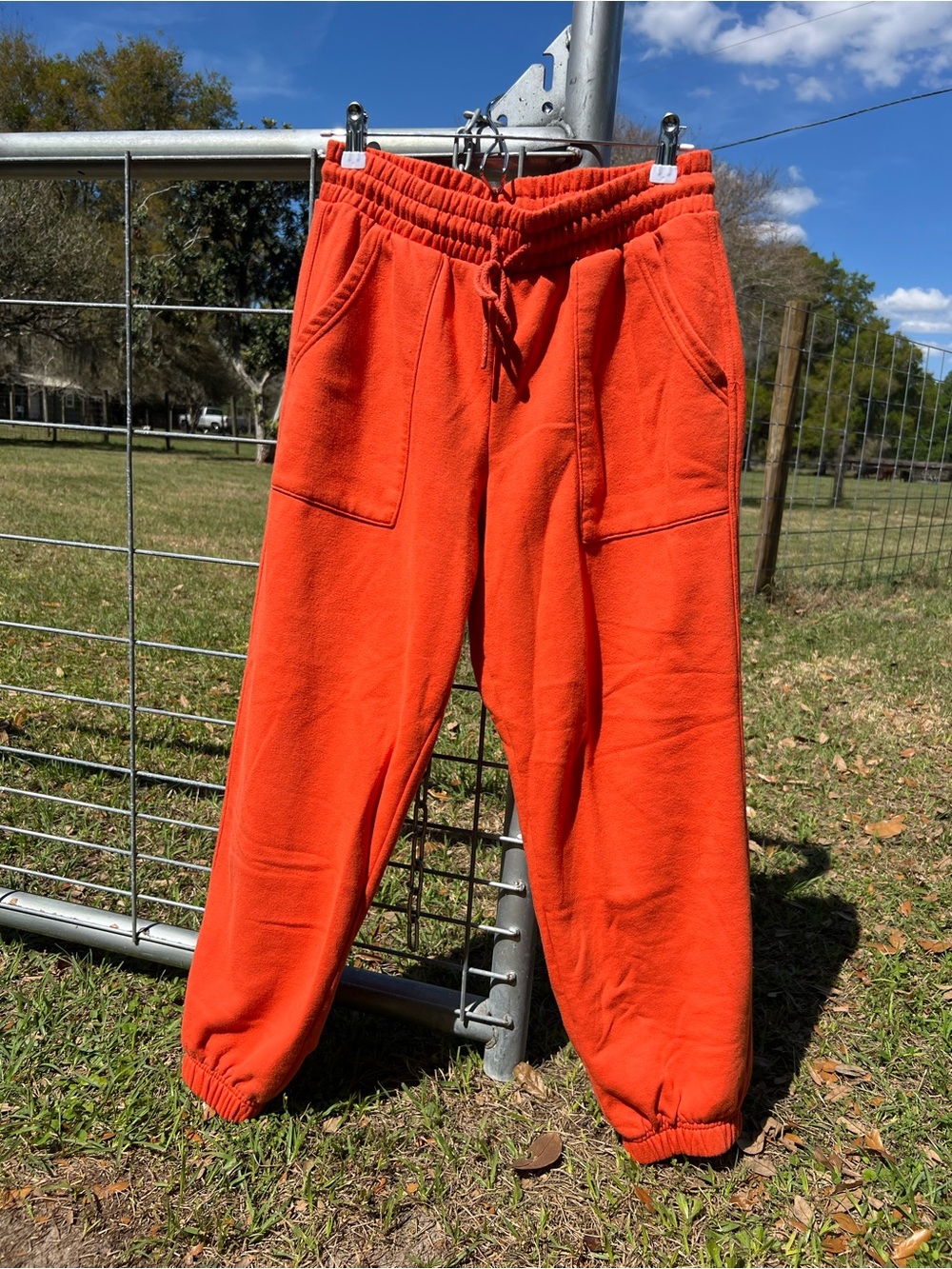 Universal Thread Orange Drawstring Joggers - Picture 4 of 4